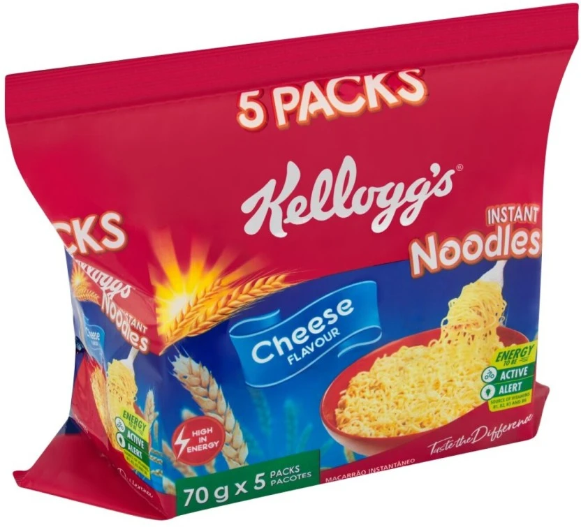 Kellogg's Cheese Instant Noodles 5 x 70 g - Image 2