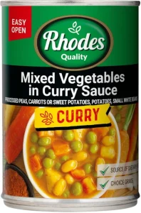 Rhodes Mixed In Curry Sauce Vegetables 410 g
