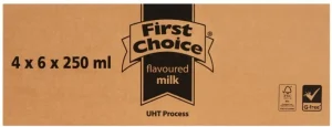 First Choice Milki Vanillla Low Fat Milk Vanilla Flavour 24 X 250 ml