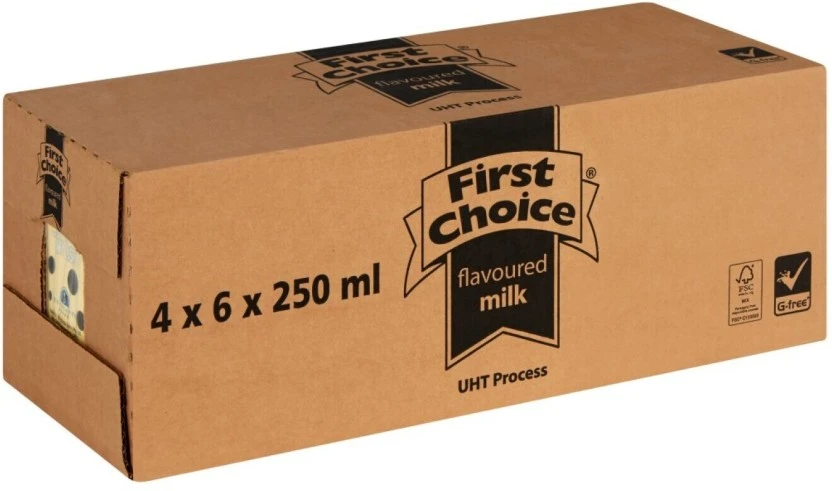 First Choice Milki Vanillla Low Fat Milk Vanilla Flavour 24 X 250 ml - Image 2