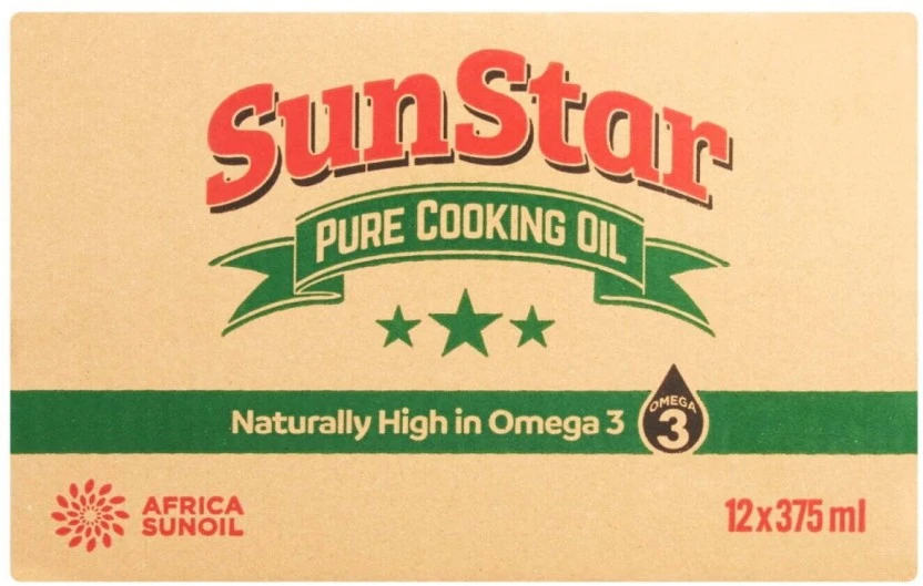 Sunstar Pure Cooking Vegetable Oil 12 X 375 ml