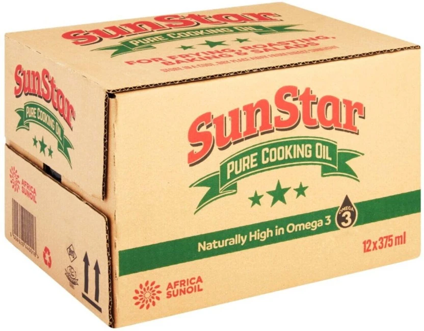 Sunstar Pure Cooking Vegetable Oil 12 X 375 ml - Image 2
