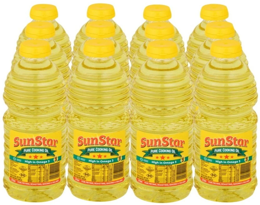 Sunstar Pure Cooking Vegetable Oil 12 X 375 ml - Image 3
