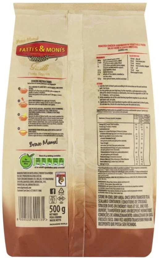 Fatti's Moni's Fusilli Pasta 500 g - Image 2