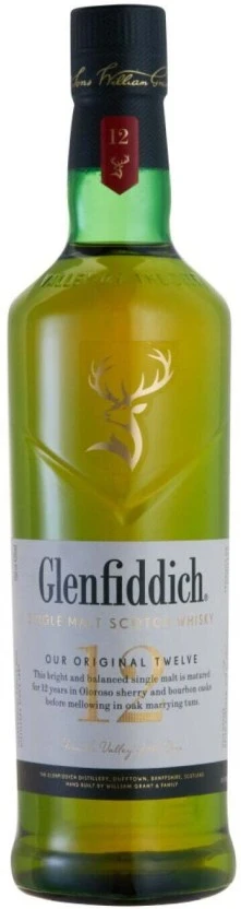 Glenfiddich Single Malt Scotch Whiskey 6 x 750 ml
