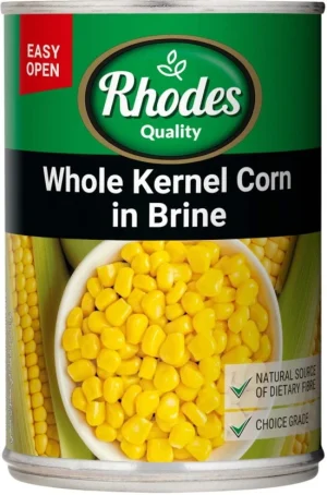 Rhodes Whole Kernel In Brine Corn 410 g