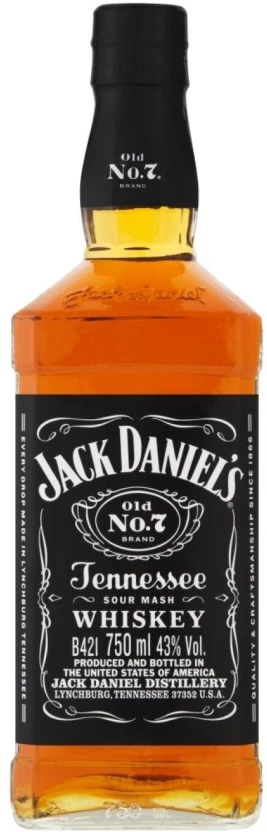 Jack Daniel's Tennessee No.7 Whiskey With 1 Glass 750 ml - Image 3