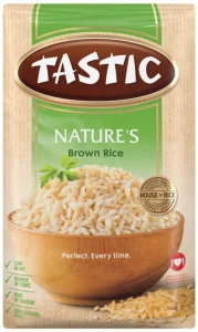 Tastic Natures Brown Long Grain Rice Raw 10 x 2 kg
