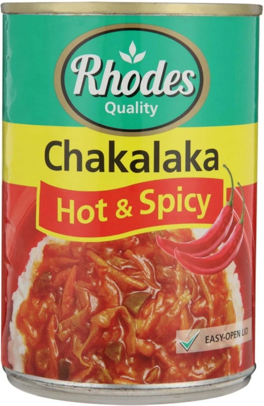Rhodes Chakalaka Hot And Spicy Vegetables 12 x 400 g