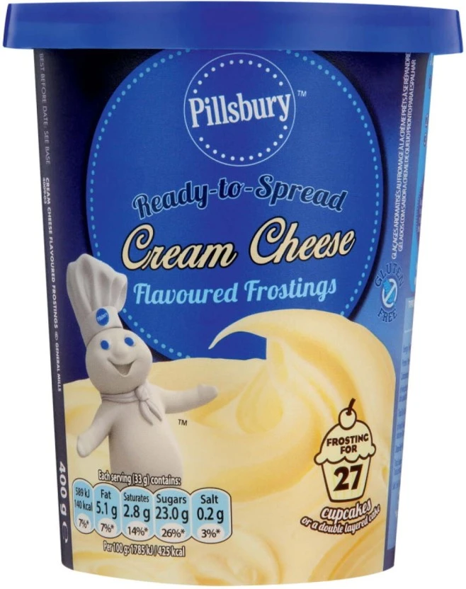 Pillsbury Cream Cheese Flavoured Frosting Icing 400 g