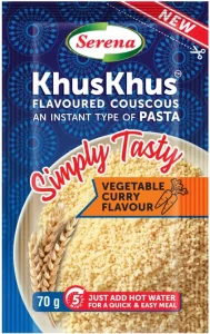 Serena Khuskhus Vegetable Curry Flavour Instant Pasta 12 x 70 g