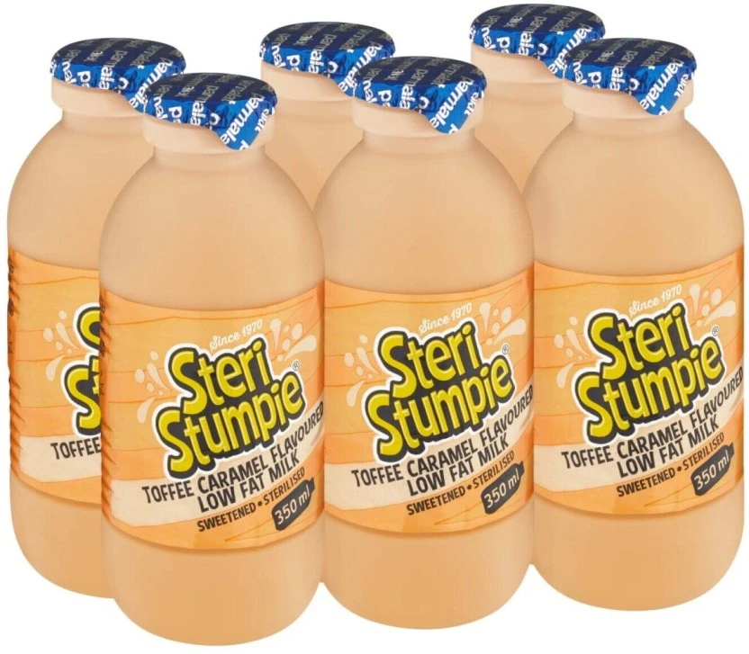 Steri Stumpie Flavoured Low Fat Milk Toffee Caramel Flavour 6 X 350 ml - Image 2
