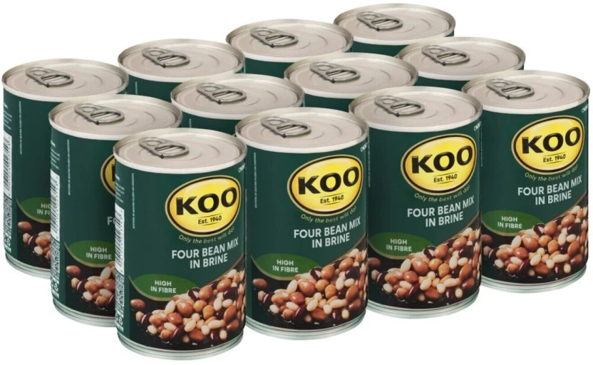 Koo Four Bean Mix Beans 12 x 410 g - Image 2
