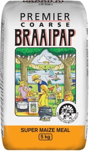 Premier Coarse Braaipap Super Maize Meal Maize/corn 5 kg