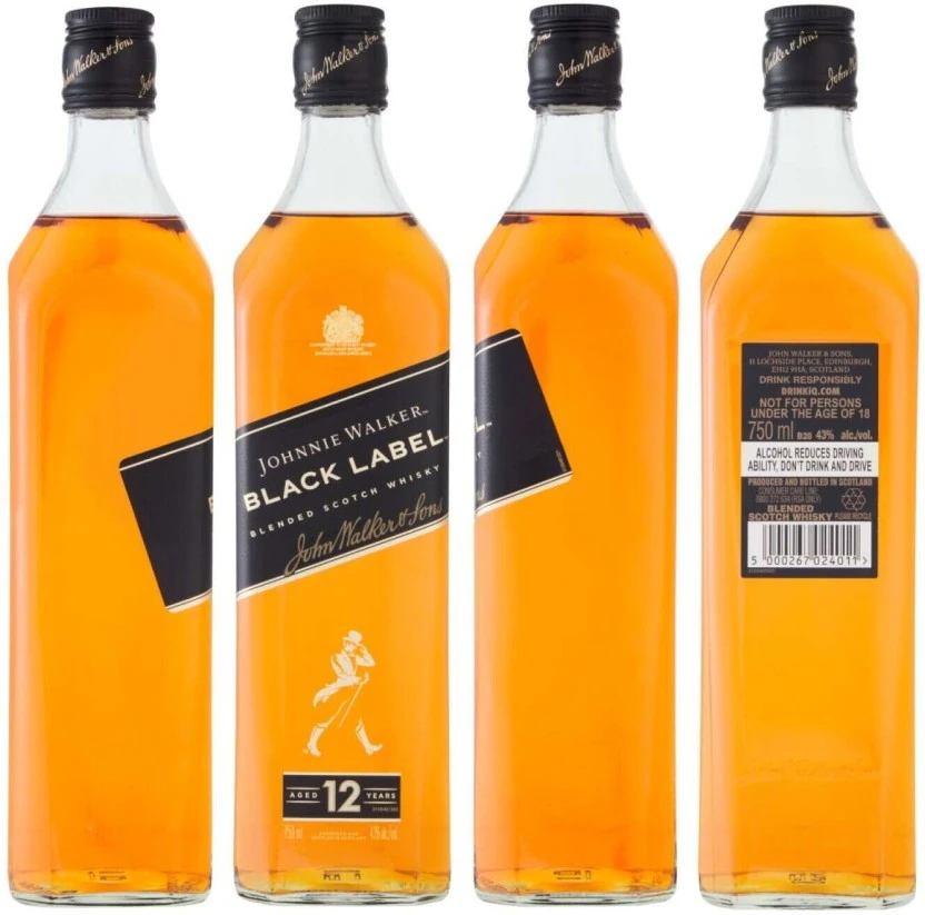 Johnnie Walker Black Label Blended Scotch Whisky 750 ml - Image 4