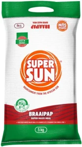 Super Sun Braaipap Maize Meal Maize/corn 5 kg