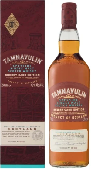 Tamnavulin Sherry Cask Single Malt Scotch Whisky 750 ml