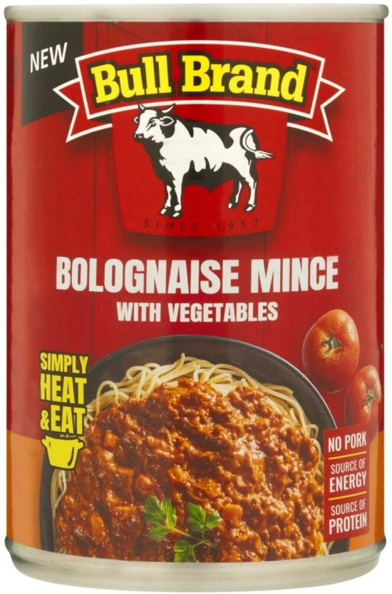 Bull Brand Bolognaise Mince With Vegetables 6 x 400 g