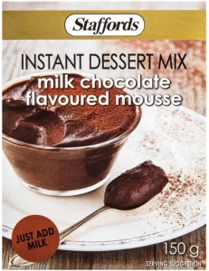 Staffords Instant Dessert Mix Milk Chocolate Flavoured Mousse Baking Paste 150 g