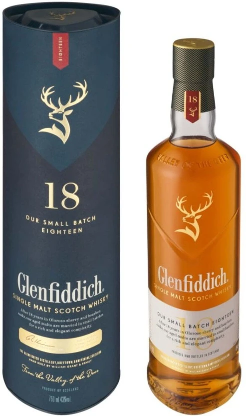 Glenfiddich 18 Year Old Single Malt Scotch Whiskey 750 ml - Image 2