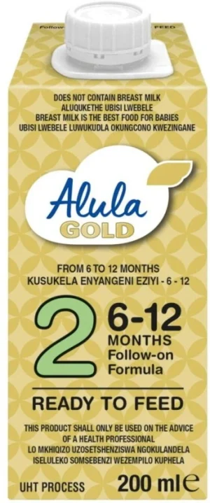 Alula Gold 2 Follow On Formula Ready To Feed 0-12 Months 200 ml