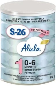 Alula S-26 1 Infant Starter Formula 0-6 Months 900 g