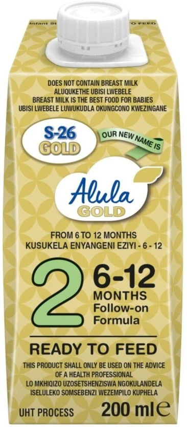 Alula S-26 2 Ready To Feed Follow On Formula 6-12 Months 24 X 200 ml