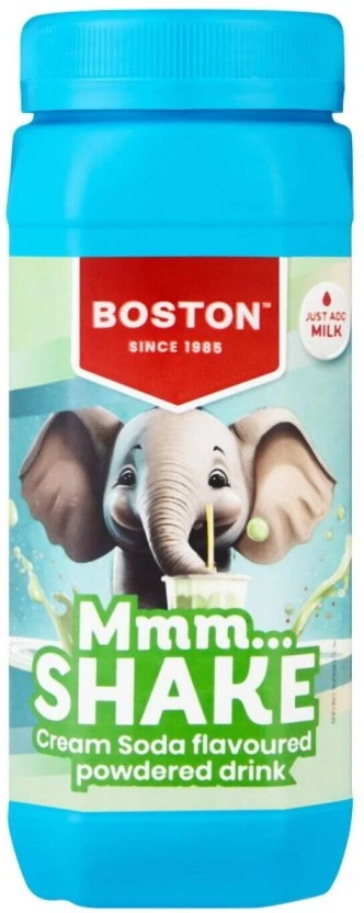 Boston Mmm...shake Creme Soda Flavoured Powdered Drink 500 g