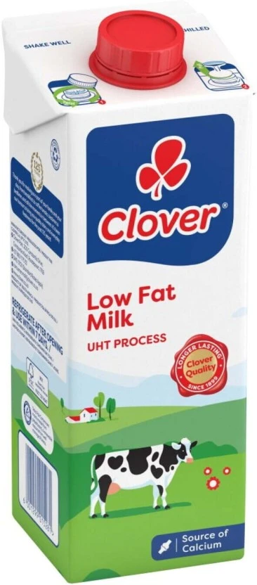 Clover Low Fat Milk Long Life 1 L - Image 2