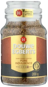 Douwe Egberts Dark Roast Instant Coffee Hazelnut Flavoured 200 g