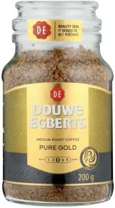 Douwe Egberts Dark Roast Instant Coffee Hazelnut Flavoured 6 X 200 g