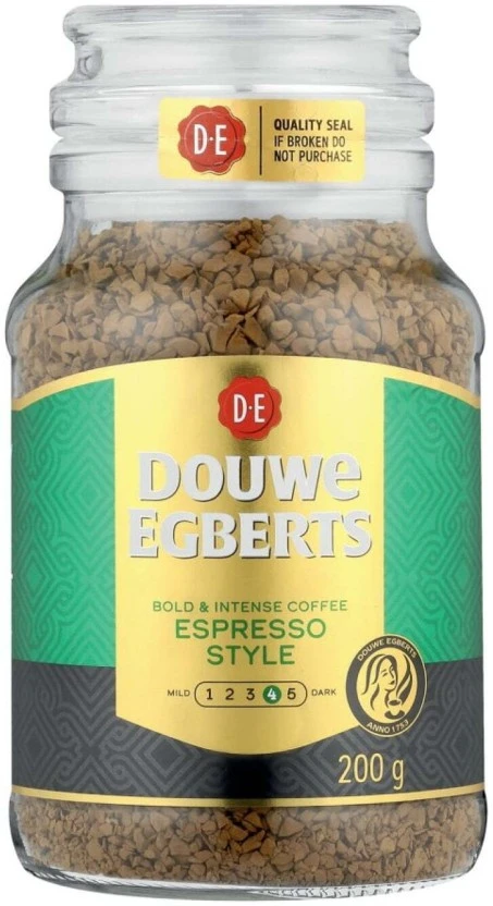 Douwe Egberts Espresso Style Instant Coffee Hazelnut Flavoured 200 g