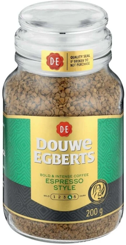 Douwe Egberts Espresso Style Instant Coffee Hazelnut Flavoured 200 g - Image 2