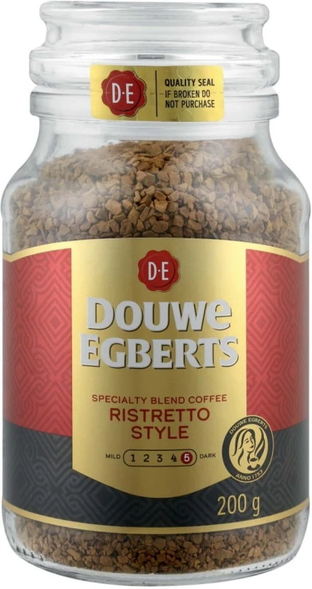 Douwe Egberts Ristretto Instant Coffee Hazelnut Flavoured 200 g