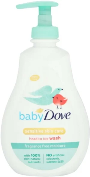 Dove Sensitive Moisture Head To Toe Body Wash 400 ml