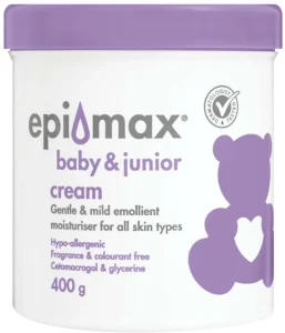 Epi-max Mild Emollient Baby Junior Body Cream 6 x 400 g