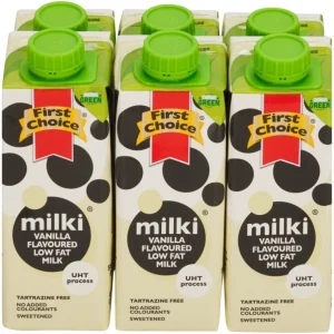 First Choice Milki Vanillla Low Fat Milk 6 X 250 ml