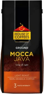 House Of Coffees Ground Mocca Java Light Roast Coffee 250 g