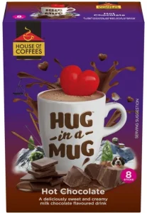 House Of Coffees Hug In A Mug Cappuccino Hot Choco 8 x 25 g