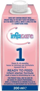 Infacare Ready To Feed 1 0-6 Months 200 ml