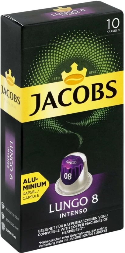 Jacobs Kronung Lungo Intenso Capsules Filter Coffee 95 g - Image 2