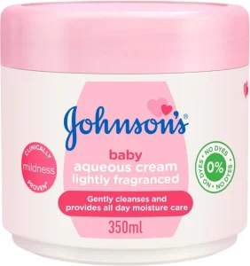 Johnson’s Aqueous Lightly Fragranced Baby Cream Body 350 ml
