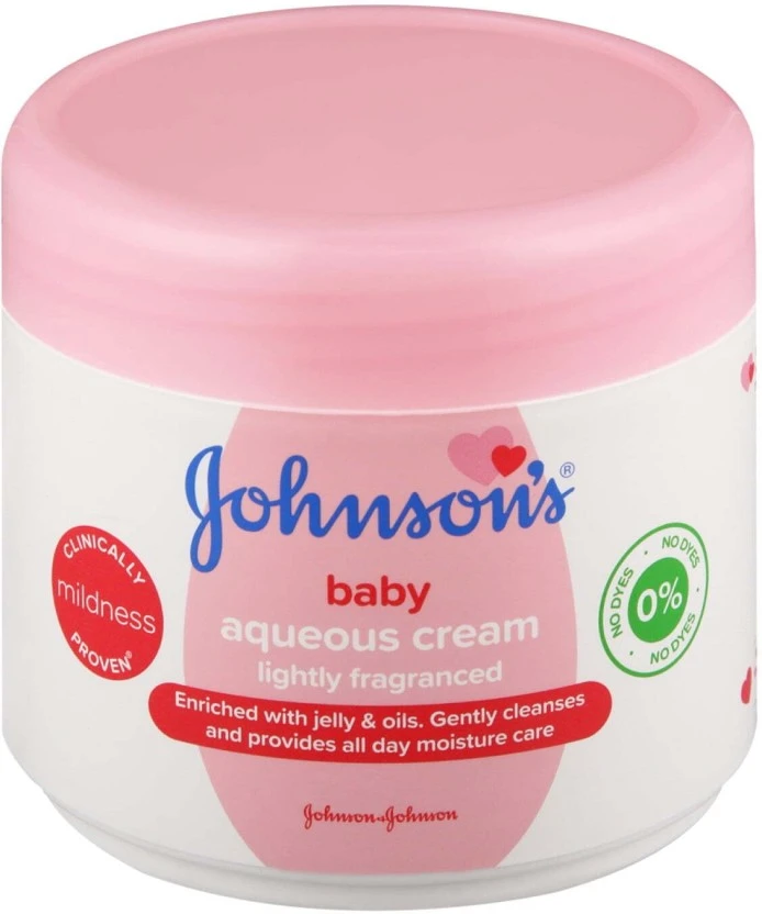 Johnson's Aqueous Lightly Fragranced Baby Cream Body 6 x 350 ml - Image 2