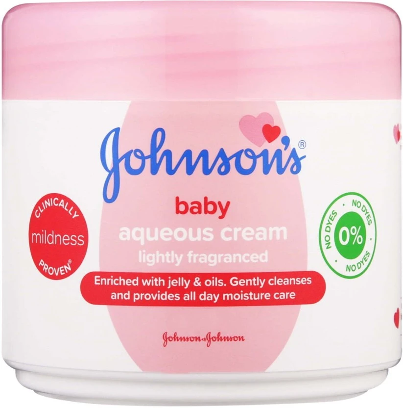 Johnson's Aqueous Lightly Fragranced Baby Cream Body 6 x 350 ml - Image 3