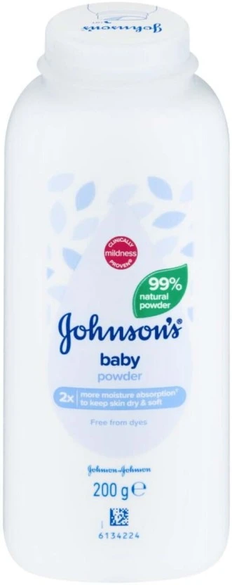 Johnson's Baby Powder Regular 6 X 200 g - Image 2
