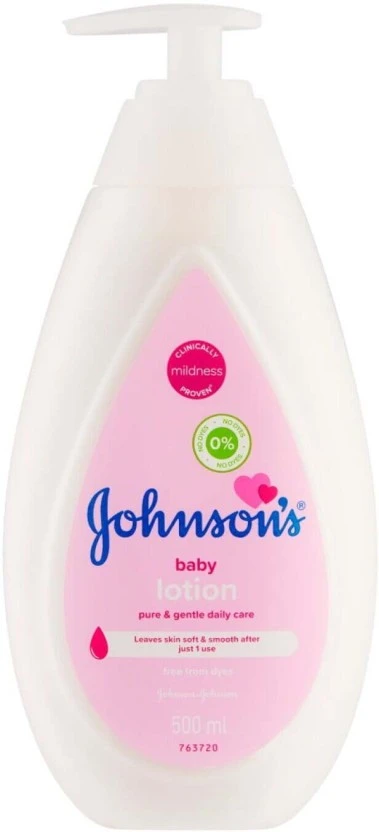 Johnson's Pure Gentle Skin Care Baby Lotion Body 6 x 500 ml