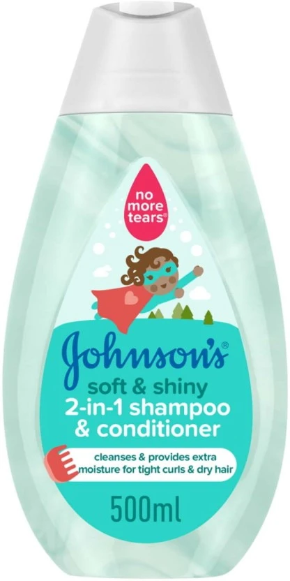 Johnson's Soft And Shiny 2in1 Shampoo Conditioner Deep Conditioning 500 ml