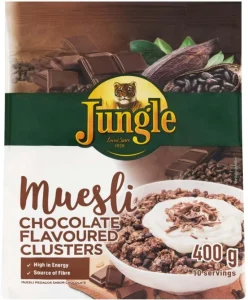 Jungle Muesli Chocolate Flavoured Clusters 400 g