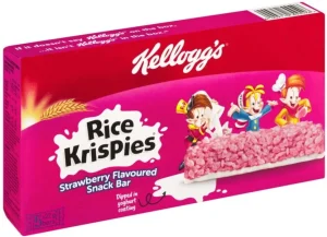Kellogg's Rice Krispies Strawberry Flavoured Snack Bar 110 g