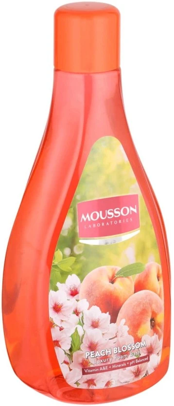 Mousson Foam Bath Peach Blossom Shrinkwrap 6 x 2 L - Image 2